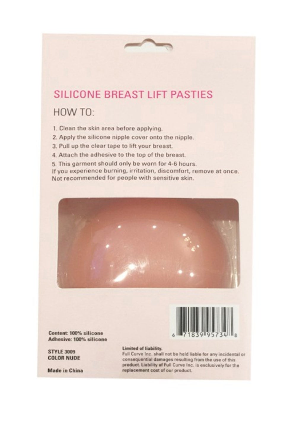 Lift 'Em Up Silicone Pasties